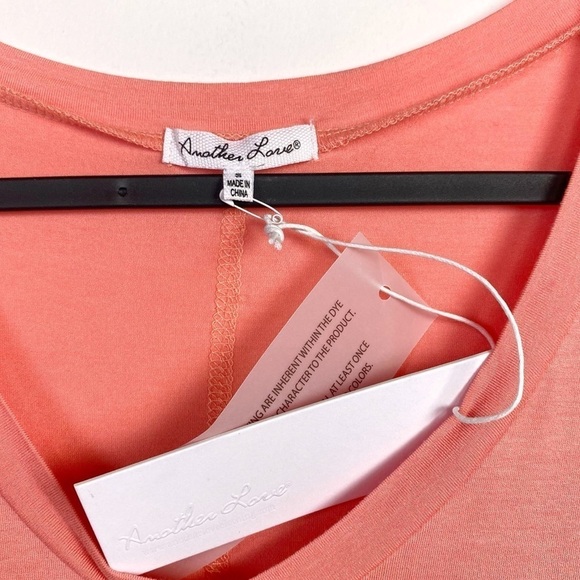 Another Love Phoenix in Blush Light Weight Pocket Tee Size S NWT Short Sleeves - Picture 2 of 9